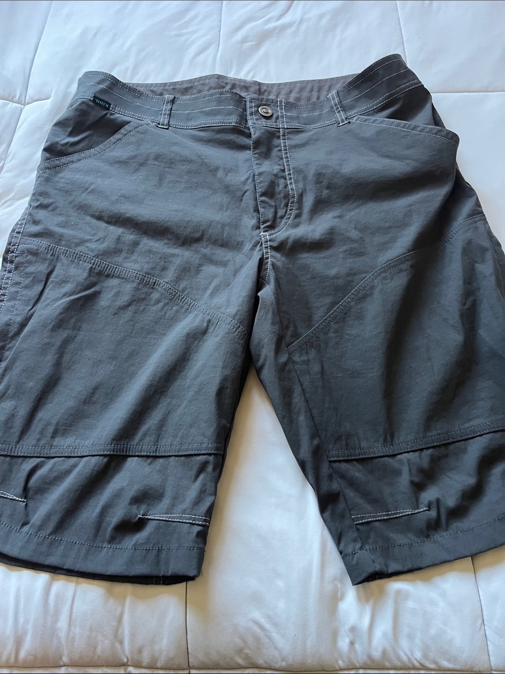Kuhl Men's Charcoal Flat-Front Outdoor Shorts